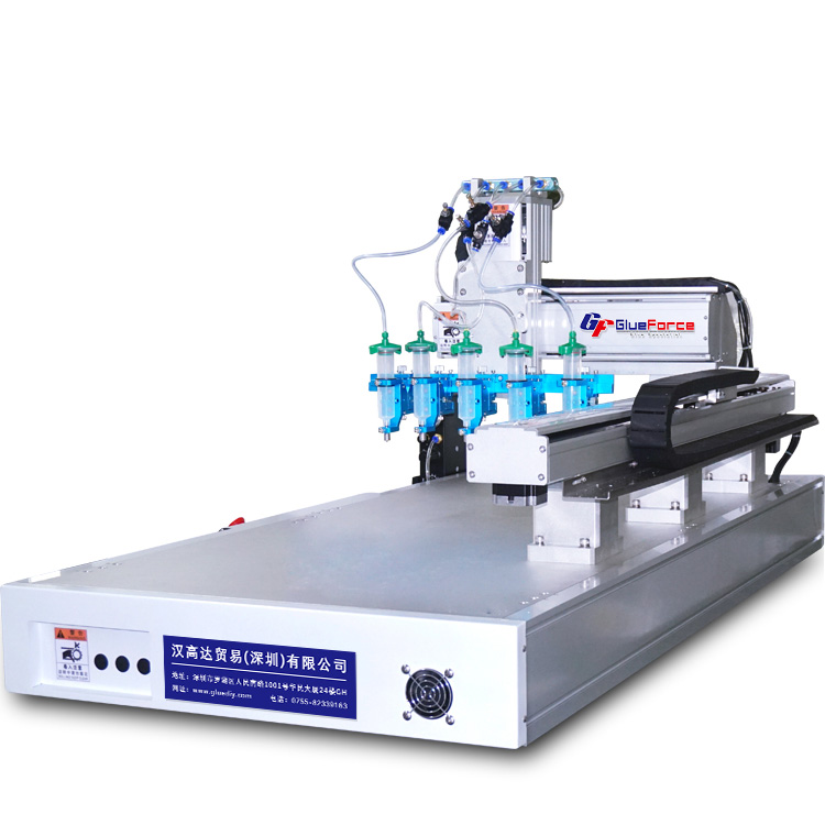 固科/Glueforce定制l非标四头针筒点胶机TZ-DJ1000-黄瓜视频成人黄色软件
